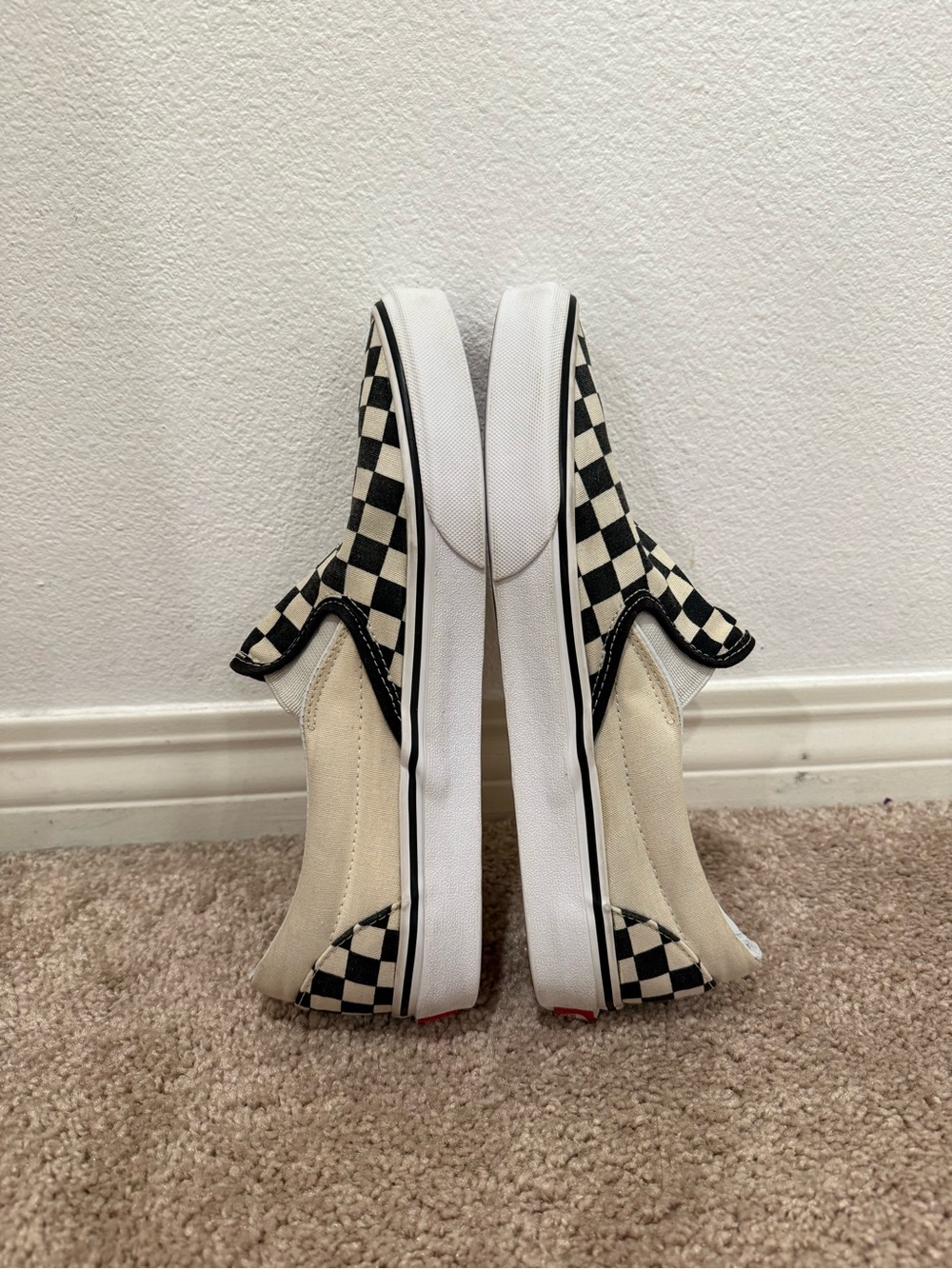 Vans Shoes Slip-On Checkerboard Black and White - Picture 9 of 10